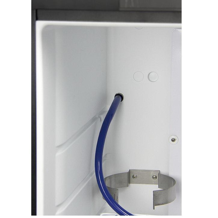 Kegco Dual Faucet Kombucha Keg Cooler with Black Cabinet and Door