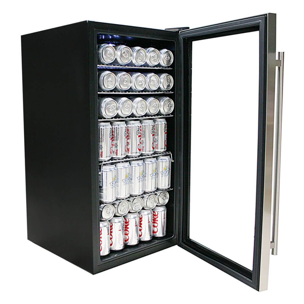 Whynter Beverage Refrigerator with Internal Fan – Stainless Steel 120 –  Coffee Wine Shop