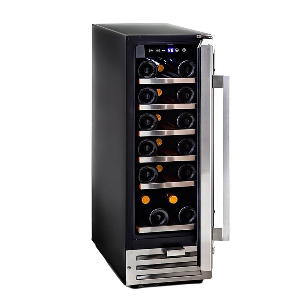 Whynter 18 Bottle Built-In Wine Refrigerator BWR-18SD