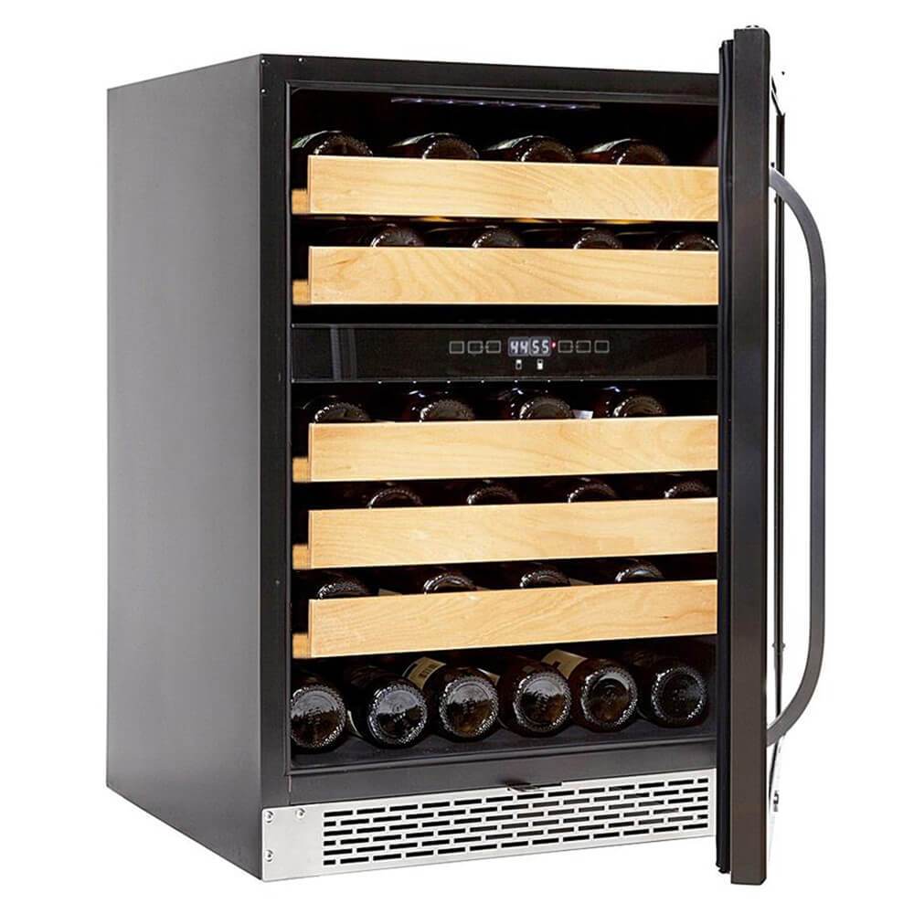 Whynter 46-Bottle Dual Temperature Zone Built-In Wine Refrigerator BWR-462DZ