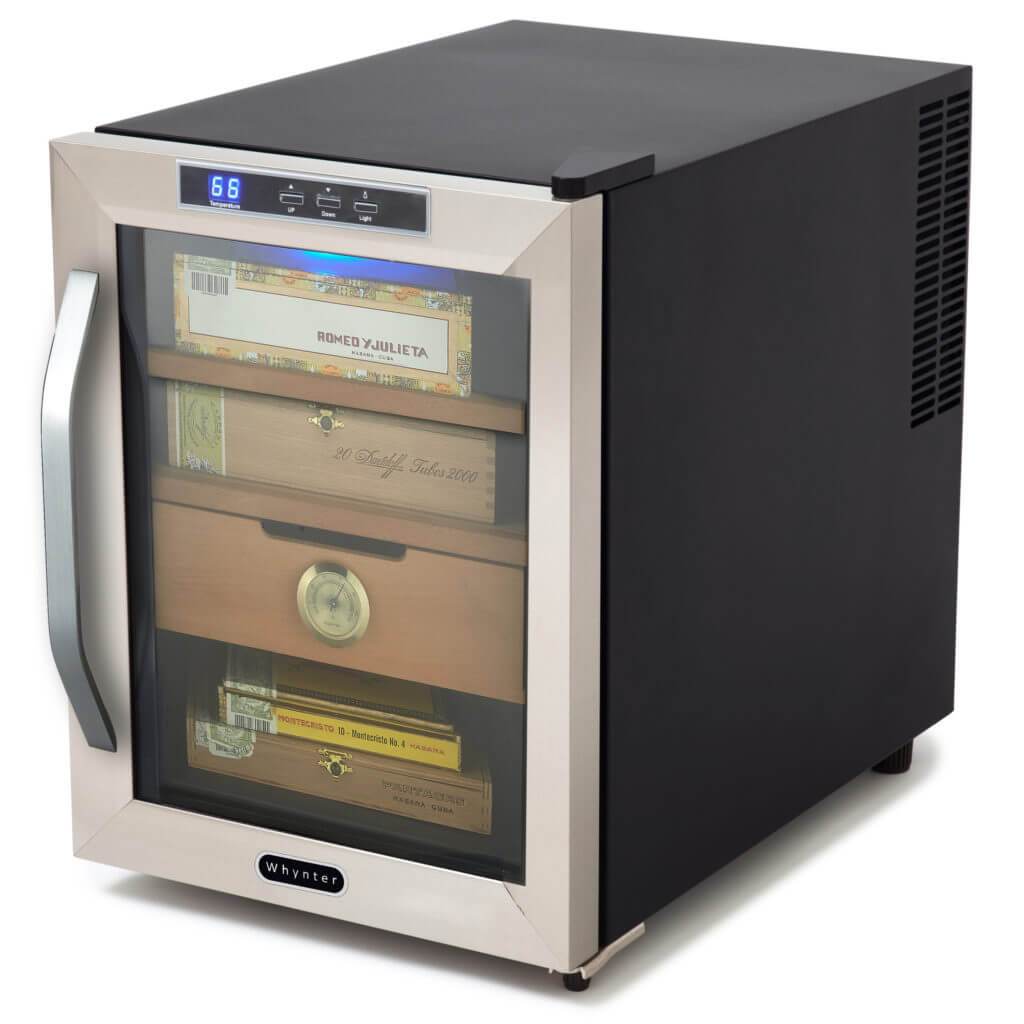 Whynter Stainless Steel 1.2 cu. ft. Cigar Humidor CHC-120S