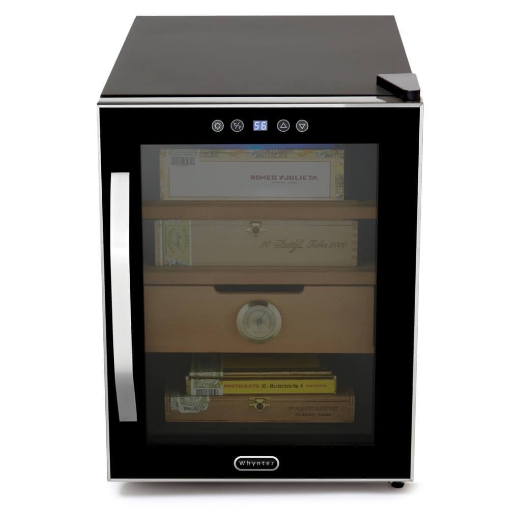 Whynter Elite Touch Control Stainless 1.2 cu.ft. Cigar Humidor CHC-122BD
