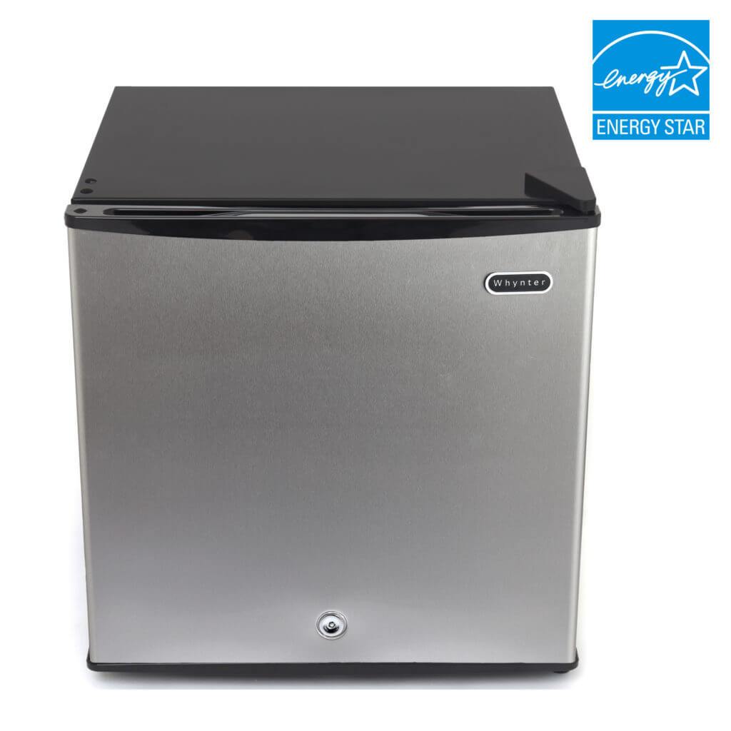 Whynter 1.1 cu. ft. Energy Star Upright Freezer with Lock – Stainless Steel CUF-112SS