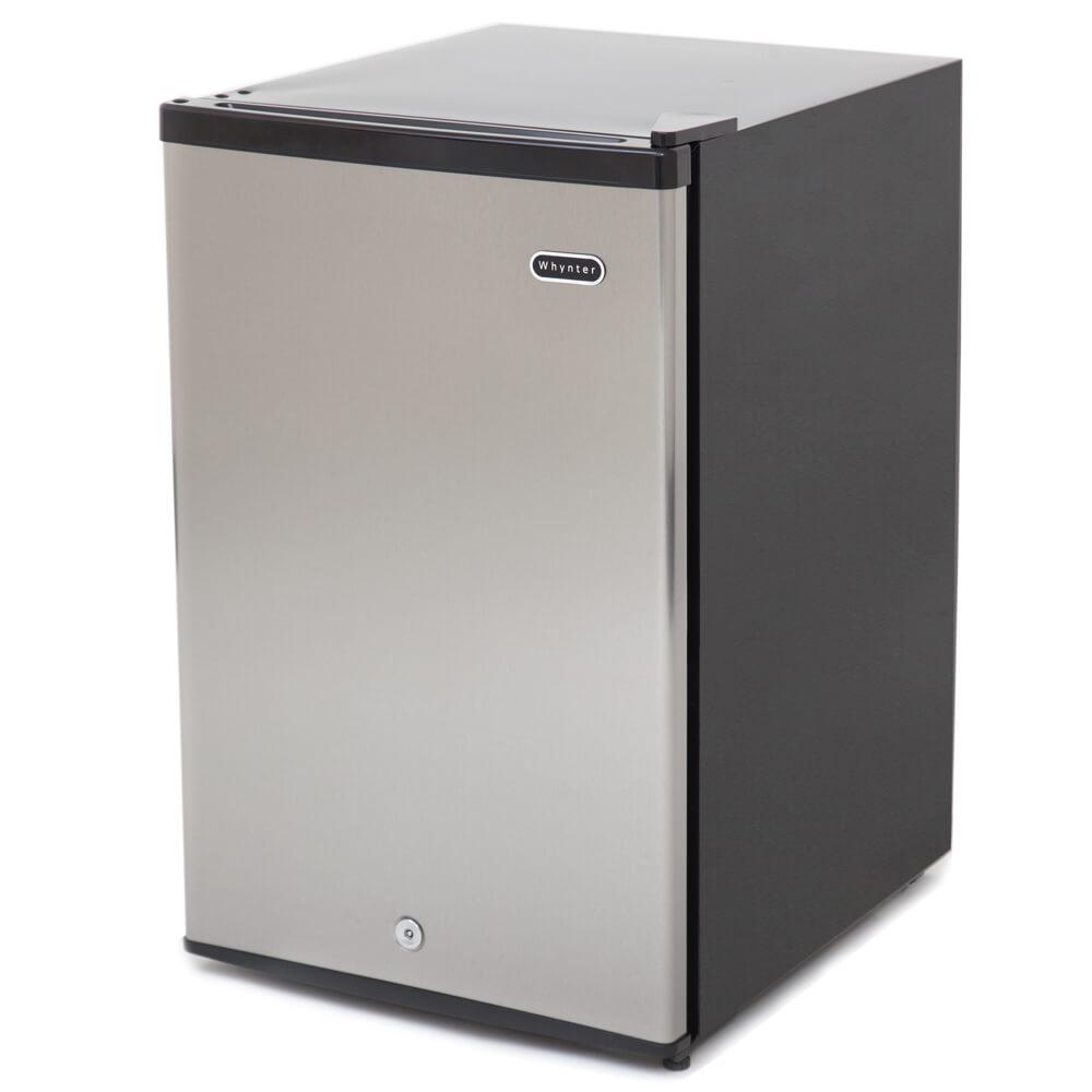 Whynter 3.0 cu. ft. Energy Star Upright Freezer with Lock – Stainless Steel CUF-301SS