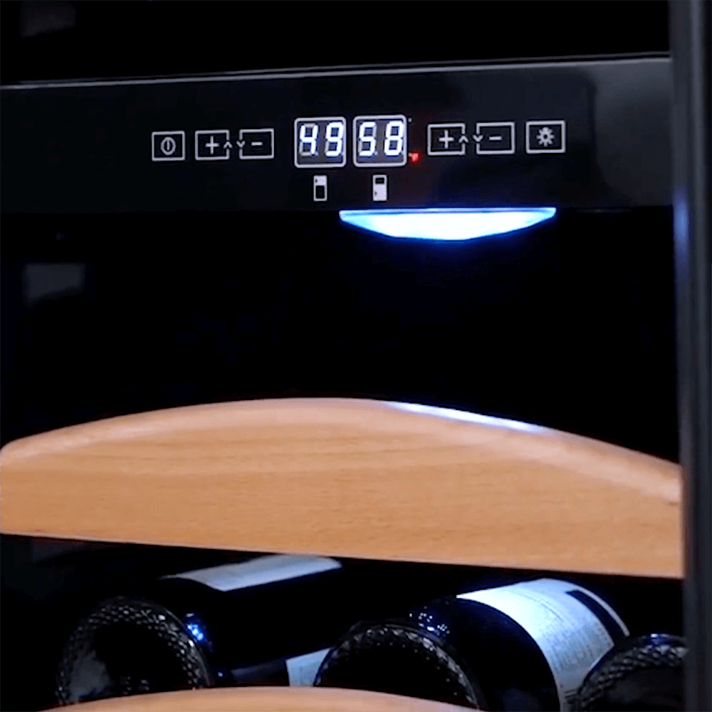 Whynter 28 bottle Dual Temperature Zone Built-In Wine Refrigerator BWR-281DZ