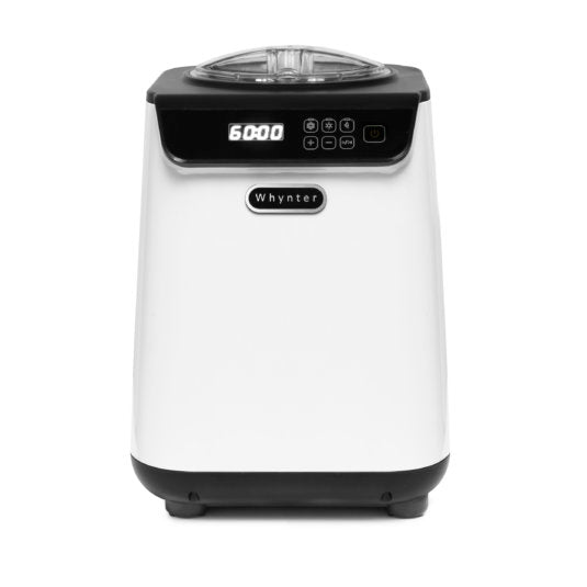 ICM-128WS Whynter 1.28 Quart Compact Upright Automatic Ice Cream Maker with Stainless Steel Bowl- White