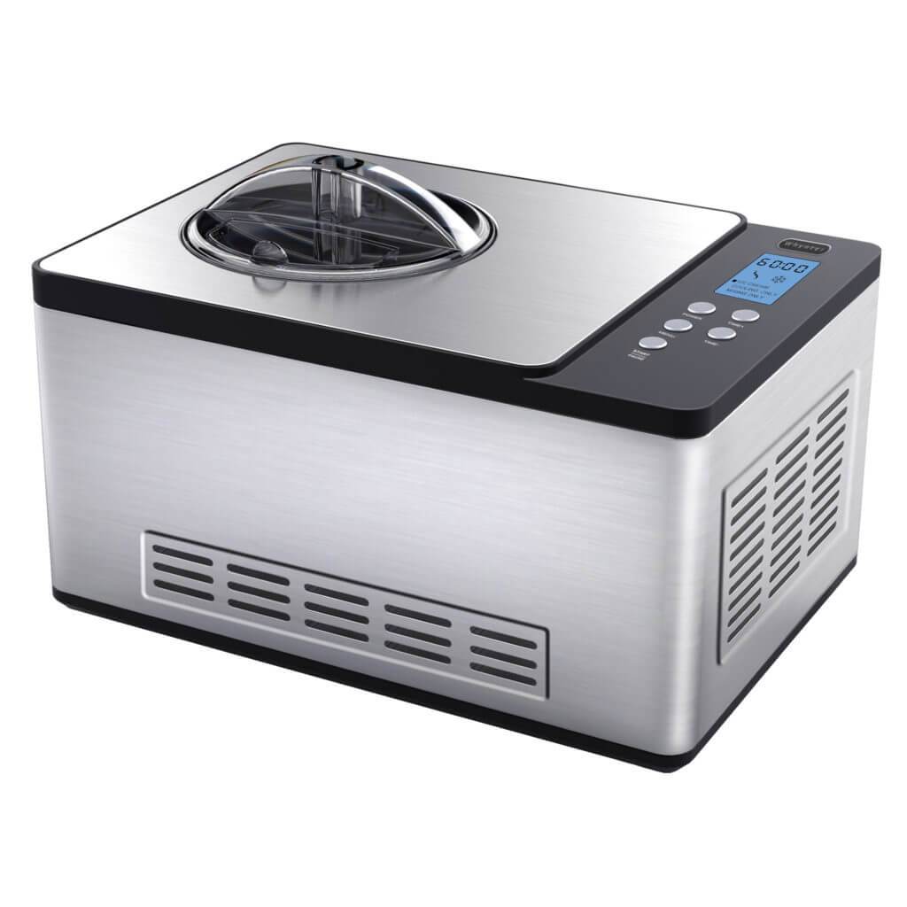 Whynter 2.1 Quart Capacity Automatic Compressor Ice Cream Maker in Stainless Steel ICM-200LS