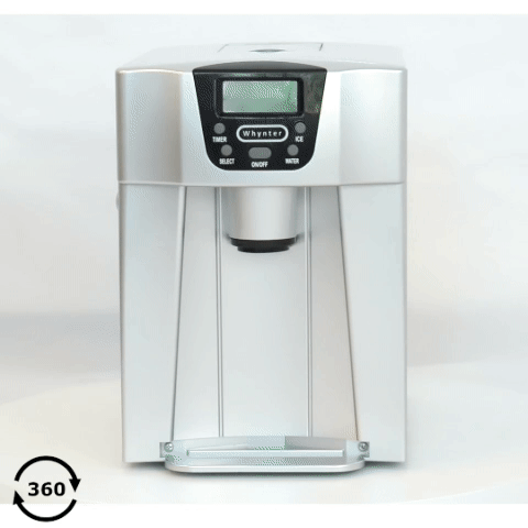 Whynter Countertop Direct Connection Ice Maker and Water Dispenser – Silver IDC-221SC