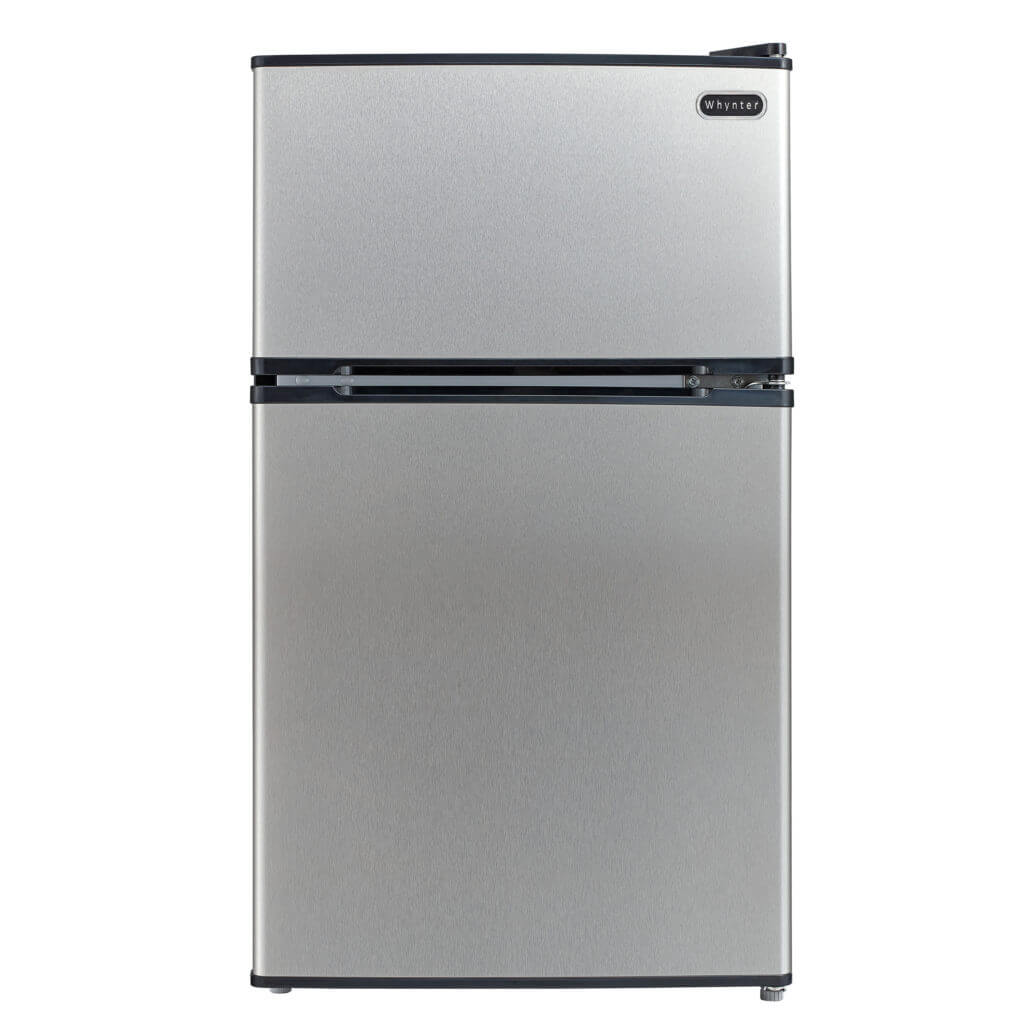 Whynter 3.4 cu.ft. Energy Star Stainless Steel Compact Refrigerator/Freezer MRF-340DS