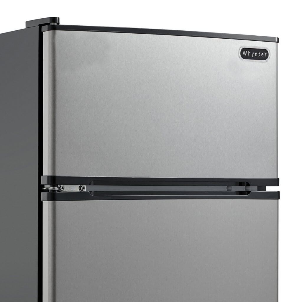 Whynter 3.4 cu.ft. Energy Star Stainless Steel Compact Refrigerator/Freezer MRF-340DS