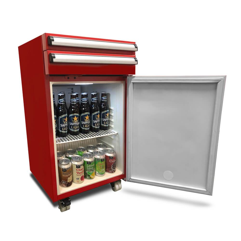 Whynter Portable 1.8 cu.ft. Tool Box Refrigerator with 2 Drawers and Lock TBR-185SR