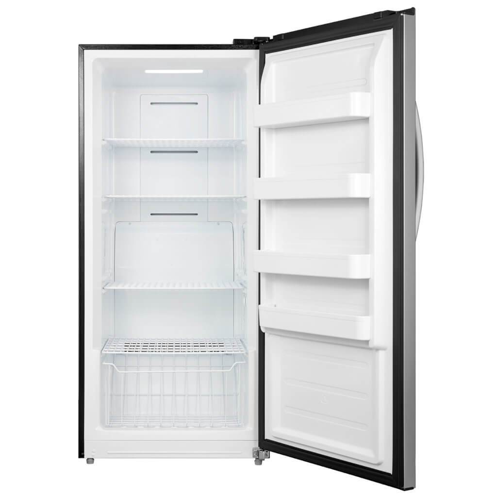 Whynter 13.8 cu.ft. Energy Star Digital Upright Convertible Deep Freezer / Refrigerator – Stainless Steel UDF-139SS