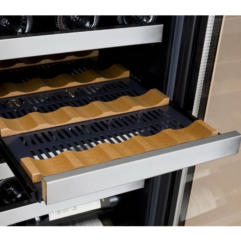 Allavino 30 Bottle Dual Zone Stainless Steel Wine Refrigerator