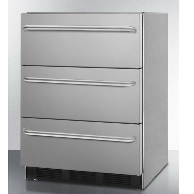 Summit SP6DSSTBOS7ADA Flexible Design Refrigerator and Beverage Cooler