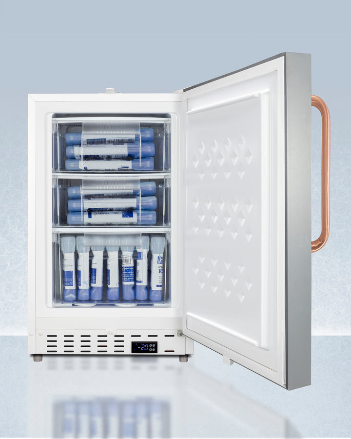 20" Wide Built-In Vaccine All-Freezer, ADA Compliant