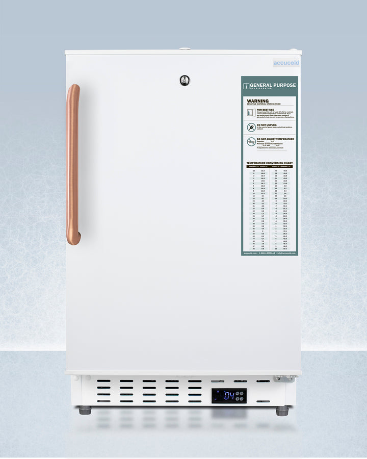 20" Wide Built-In Healthcare All-Refrigerator, ADA Compliant