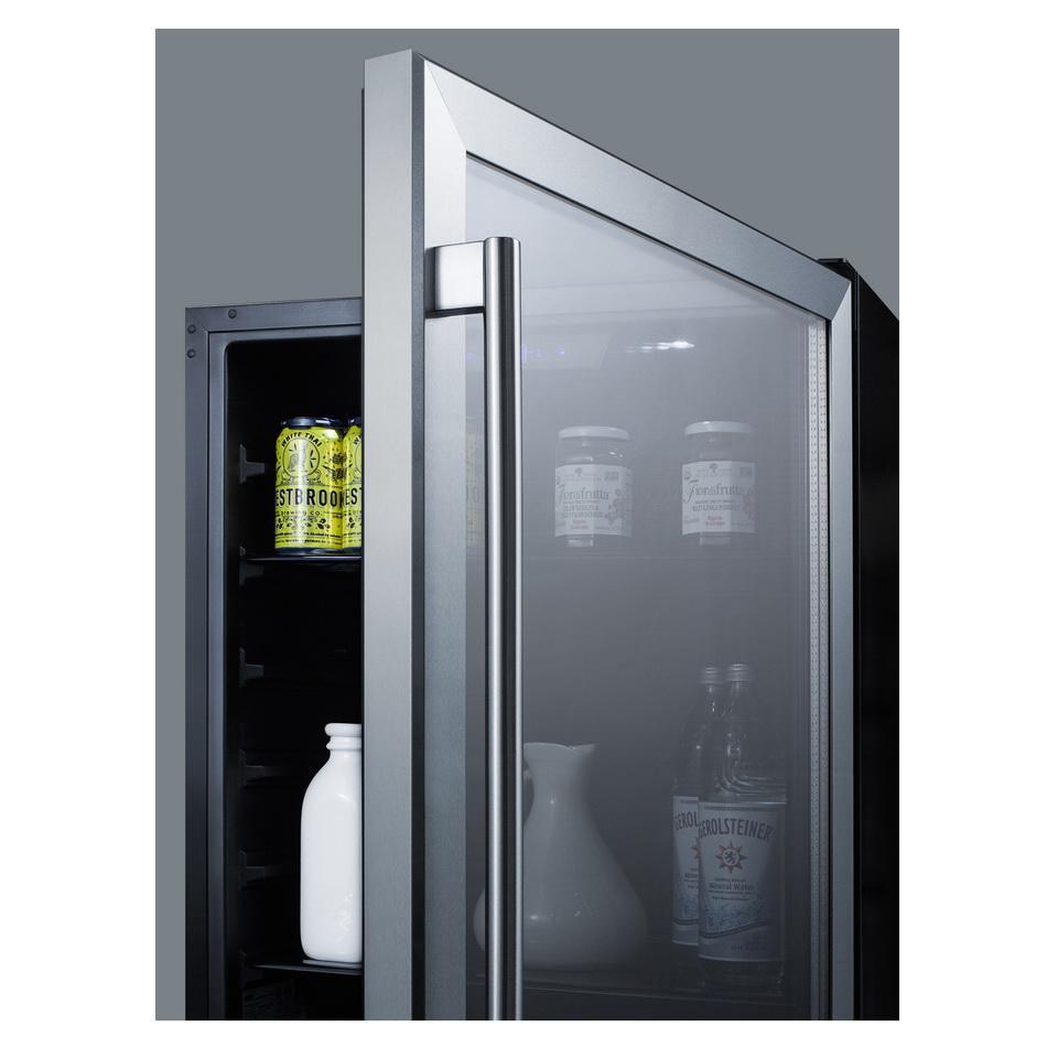Summit AL57G Deluxe Style and User-friendly Features Beverage Refrigerator