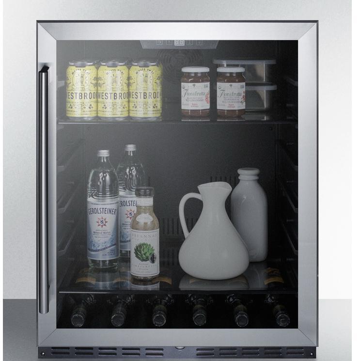 Summit AL57G Deluxe Style and User-friendly Features Beverage Refrigerator
