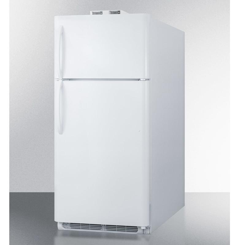 Summit BKRF15W Adjustable Thermostat Full-sized Refrigerator-freezer