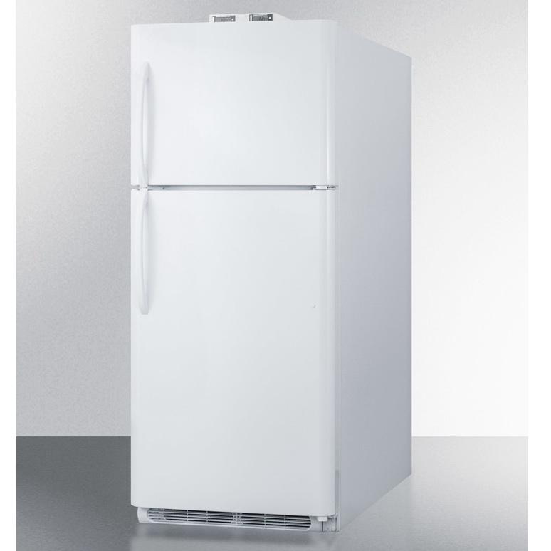 Summit BKRF21W Adjustable Glass Shelves Full-sized Refrigerator-freezer