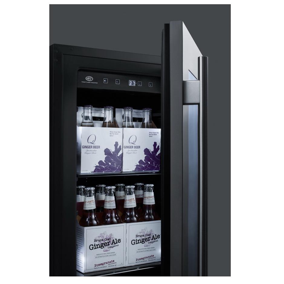Summit CL181WBVCSS Uniquely Styled and Fully Featured Beverage Refrigerator