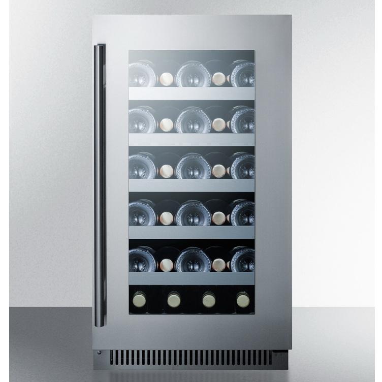 Summit CL18WCCSS Stainless Steel Trim Wine Cellar