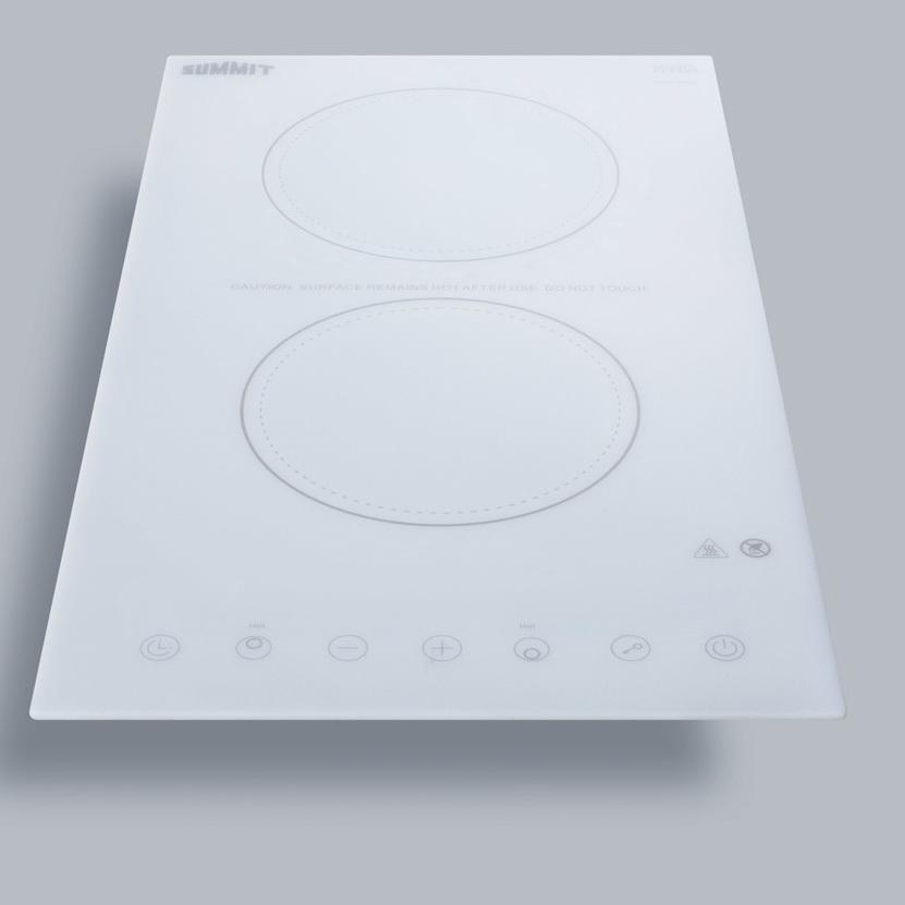Summit CR2B15T2W Smooth-top Radiant Cooktops