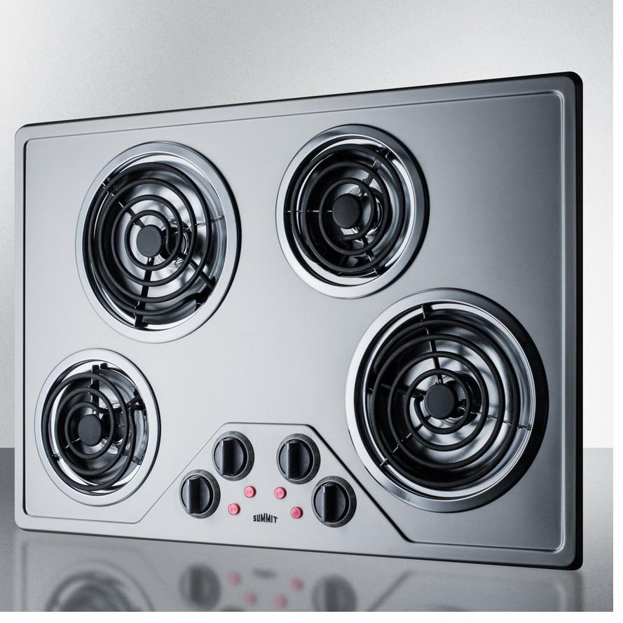 Summit CR430SS Stainless Steel Finish Electric Cooktops