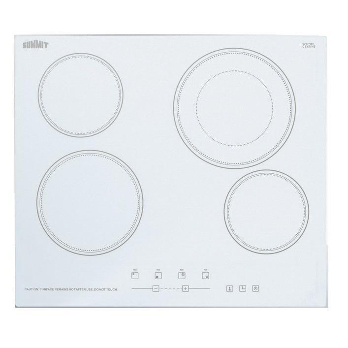 Summit CR4B23T6W Smooth-top Radiant Cooktop