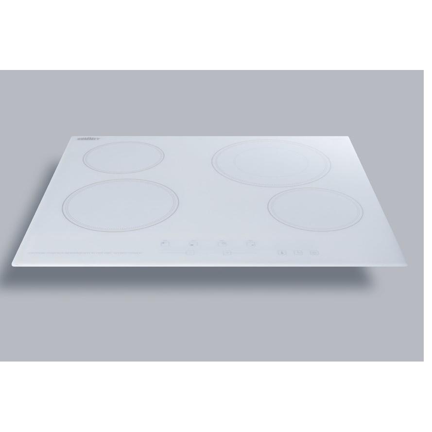 Summit CR4B23T6W Smooth-top Radiant Cooktop