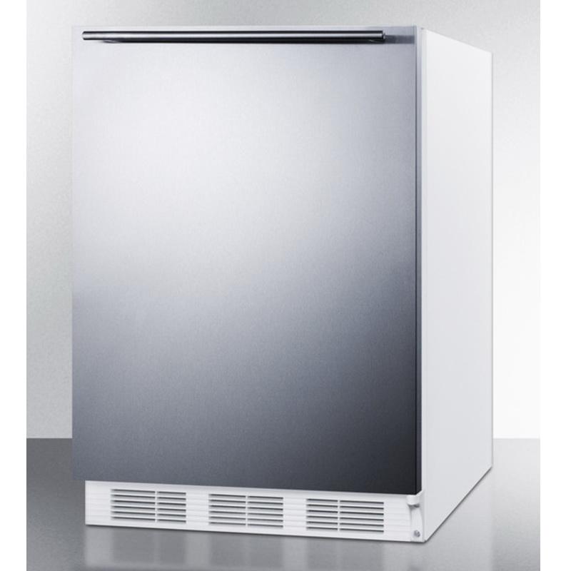 Summit ALB651SSHH Modern Style with a Stainless Steel Door Built-In Undercounter