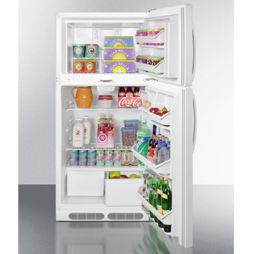 Summit CTR15LLF2 Adjustable Shelves Frost-free Refrigerator-freezer