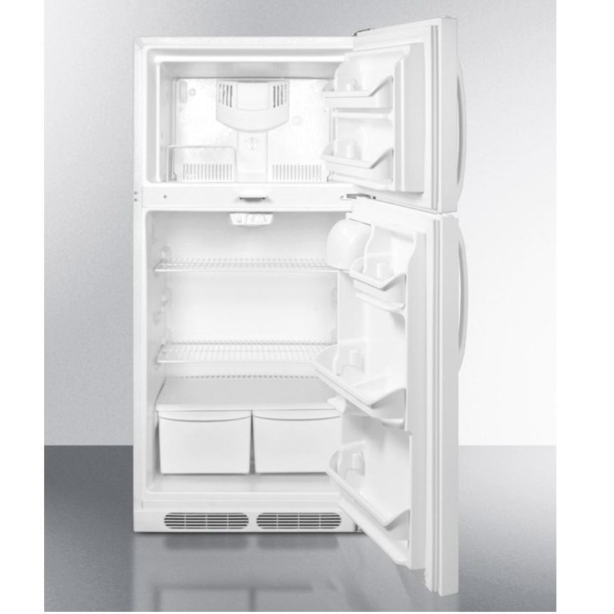 Summit CTR15LLF2 Adjustable Shelves Frost-free Refrigerator-freezer