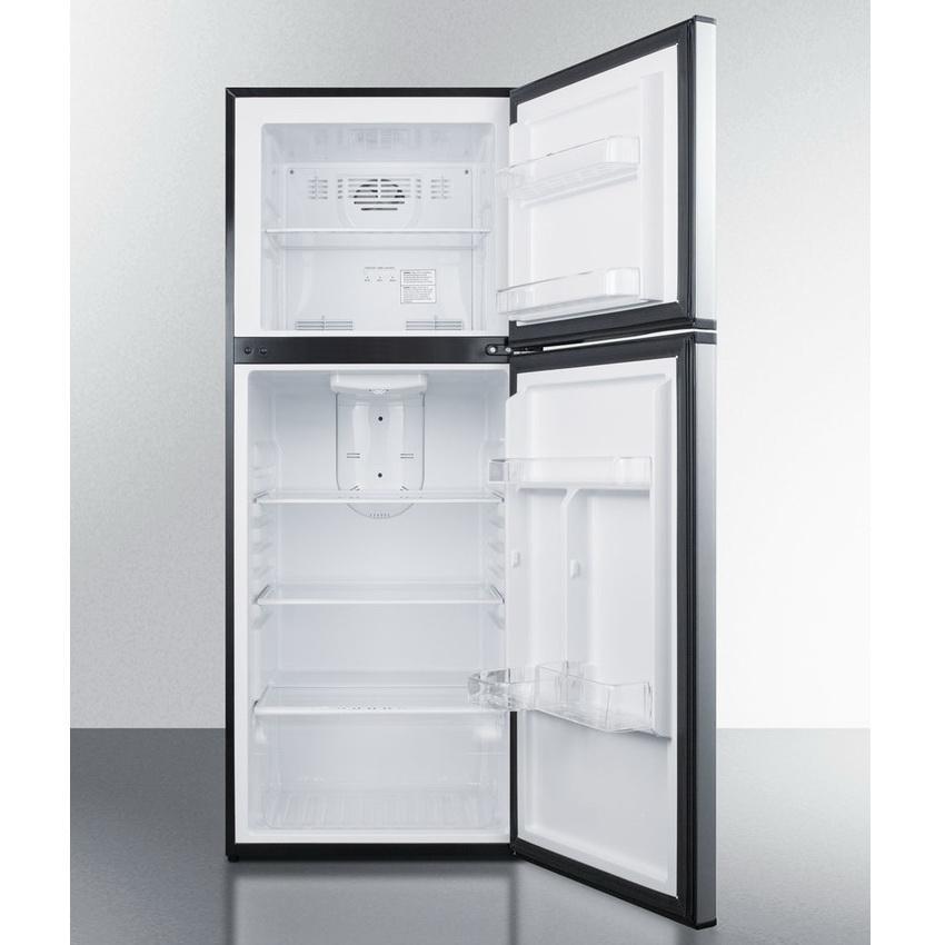 Summit  FF1376SS Adjustable Thermostat frost-free Refrigerator-freezer
