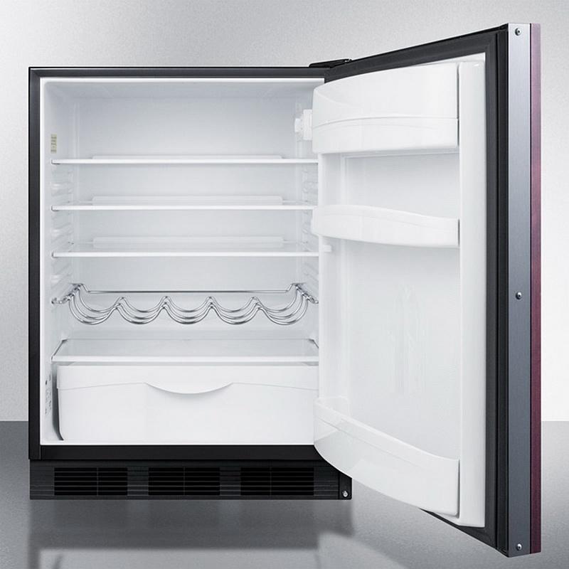 Summit FF63BKBIIF 24" Wide Built-In All-Refrigerator