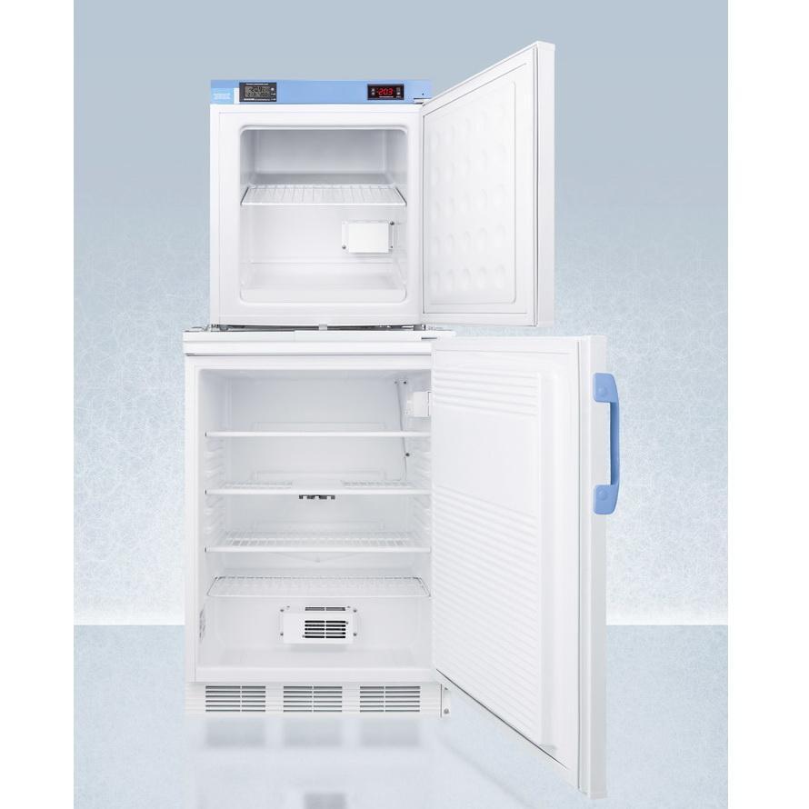 Summit FF7L-FS24LSTACKMED2 User-friendly Stackable Refrigerator-freezer