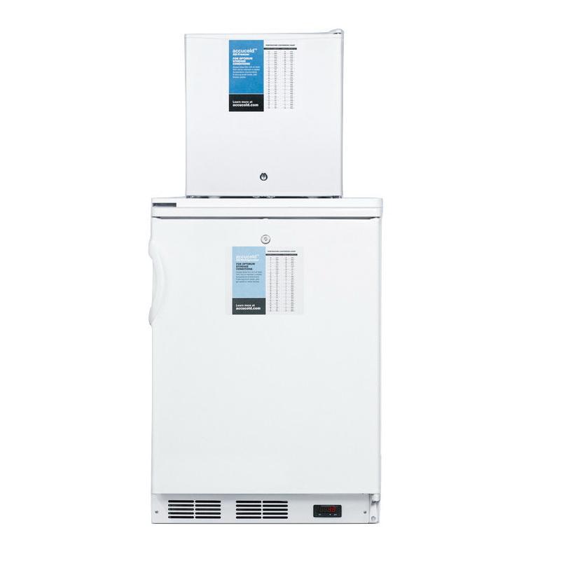 Summit FF7L-FS24LSTACKPRO Space-saving Design Stackable PRO Series Refrigerator-freezer Combinations