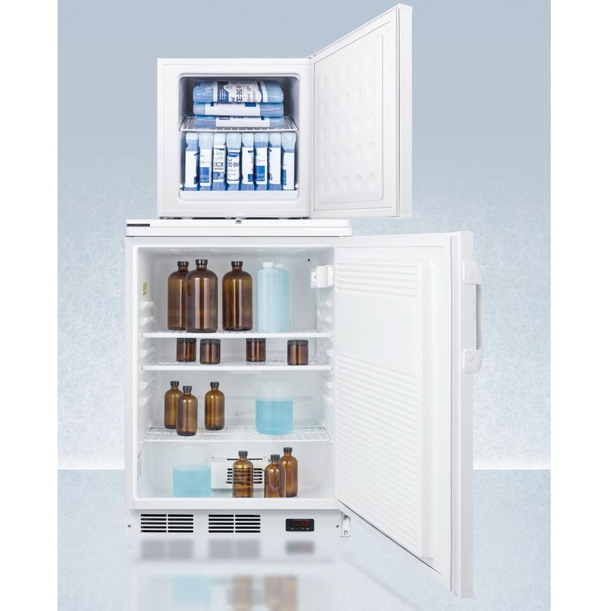 Summit FF7L-FS24LSTACKPRO Space-saving Design Stackable PRO Series Refrigerator-freezer Combinations
