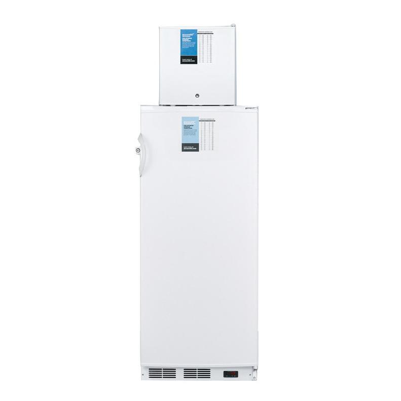 Summit FFAR10-FS24LSTACKPRO Slim-fitting Footprint Refrigerator-freezer Combinations