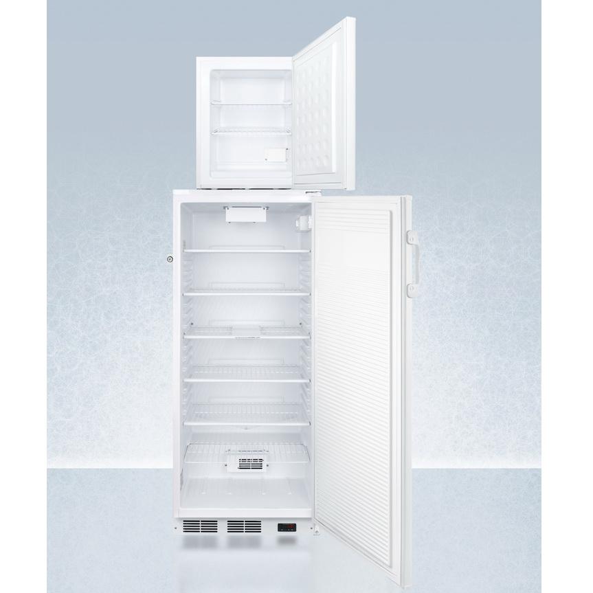 Summit FFAR10-FS30LSTACKPRO Slim-fitting Footprint Refrigerator-freezer Combinations
