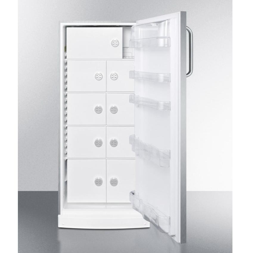 Summit FFAR10SSTBLOCKER Thin-line Design Refrigerator