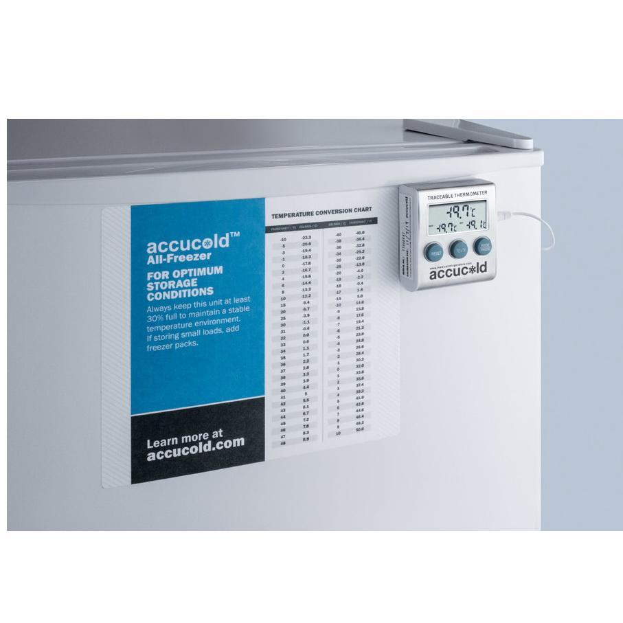 Summit FS24LPLUS2 Adjustable Thermostat Compact Freezer