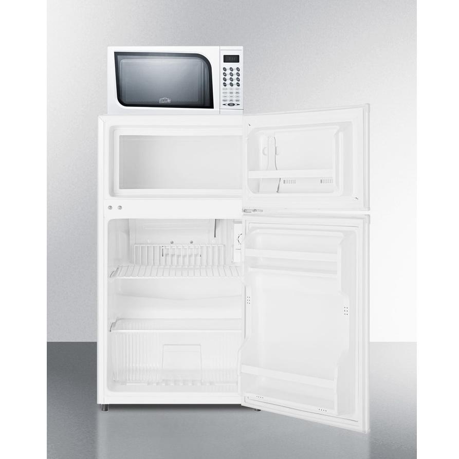 Summit MRF351W Combination Refrigerator-Freezer-Microwave