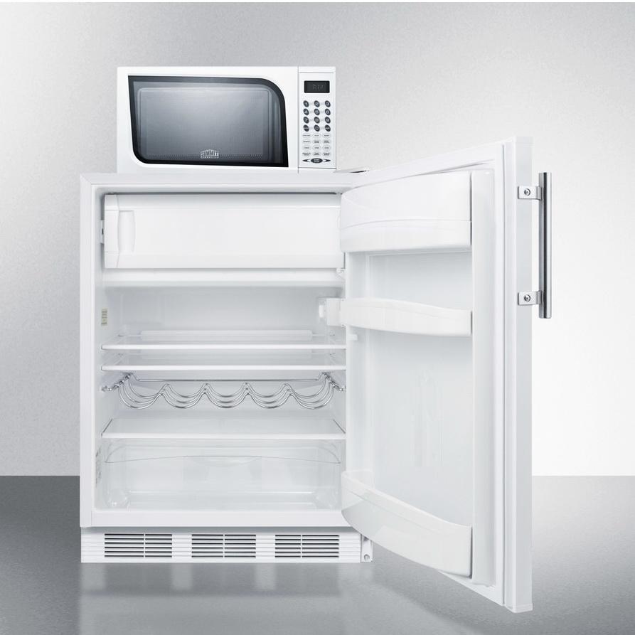 Summit MRF661 Combination Refrigerator-Freezer-Microwave