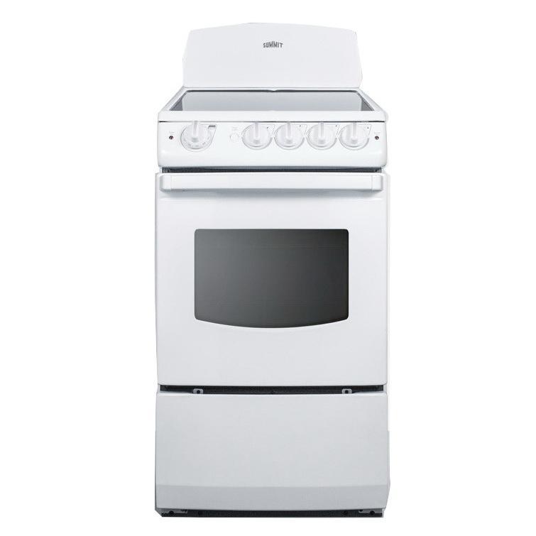Summit REX205W Full Cooking Convenience Electric Range
