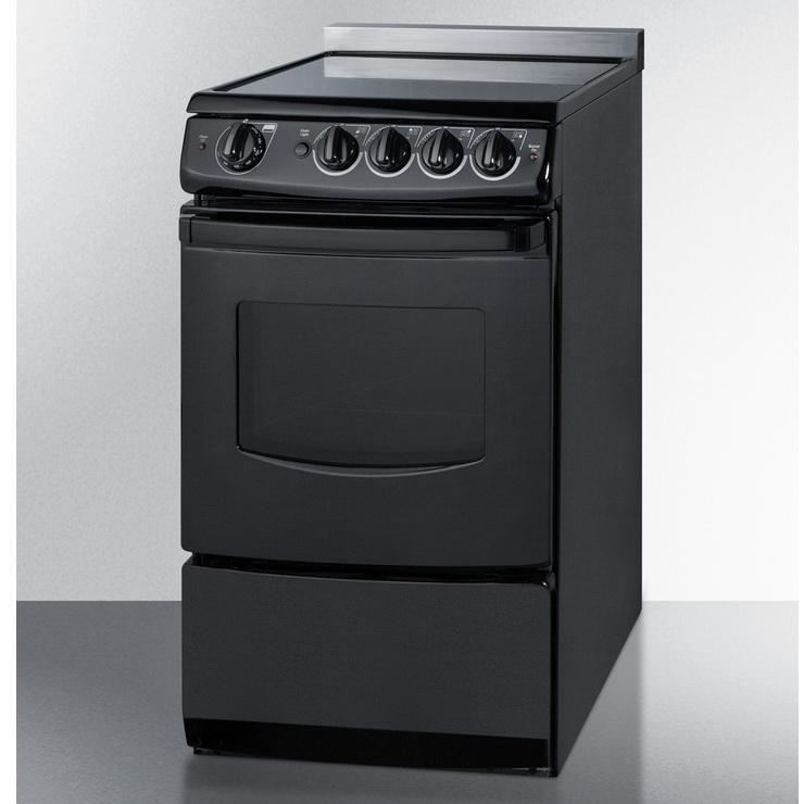 Summit REX206BRT Safer and Cleaner Cooking Electric Range