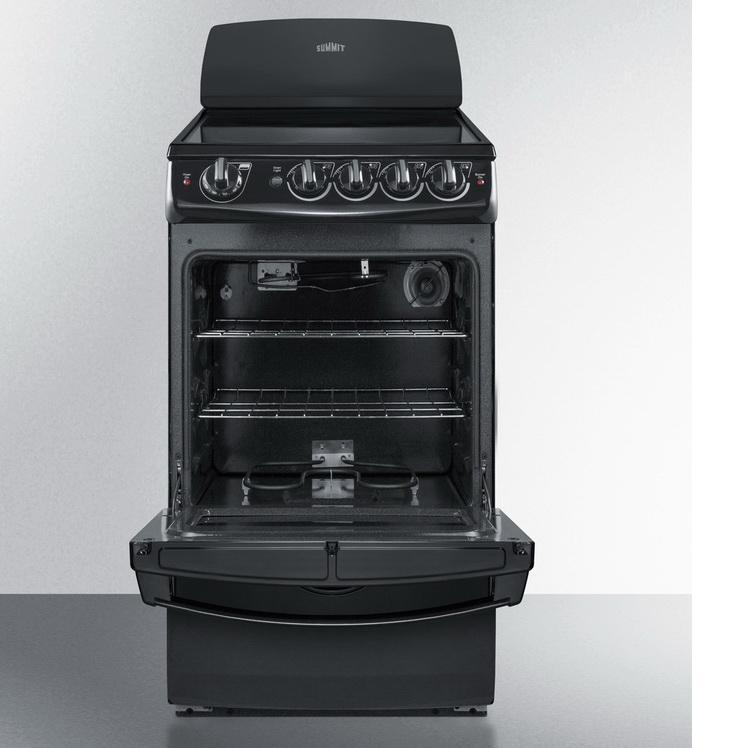 Summit REX206B Safer and Cleaner Electric Range