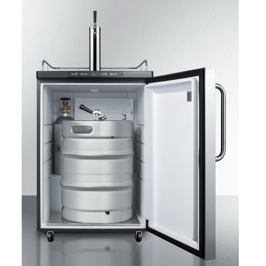 Smmit SBC635M7SSTB Automatic Defrost Full-sized Beer Dispenser