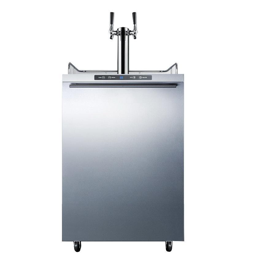 Summit SBC635MOS7HHTWIN Automatic Defrost Full-sized Beer Dispenser