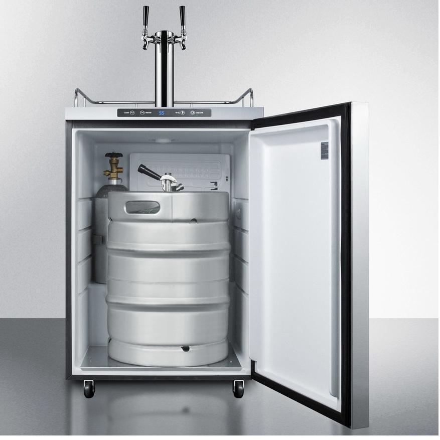Summit SBC635MOS7HHTWIN Automatic Defrost Full-sized Beer Dispenser